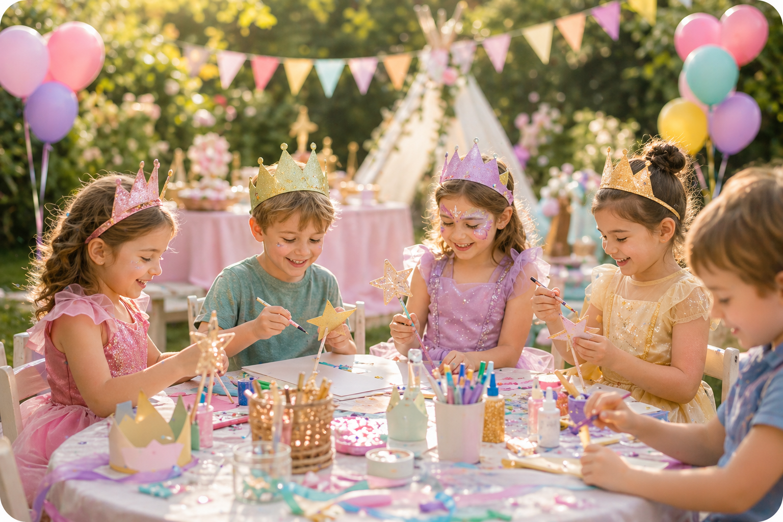 Märchenzauber bei einer Kinderparty